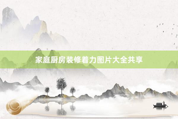 家庭厨房装修着力图片大全共享